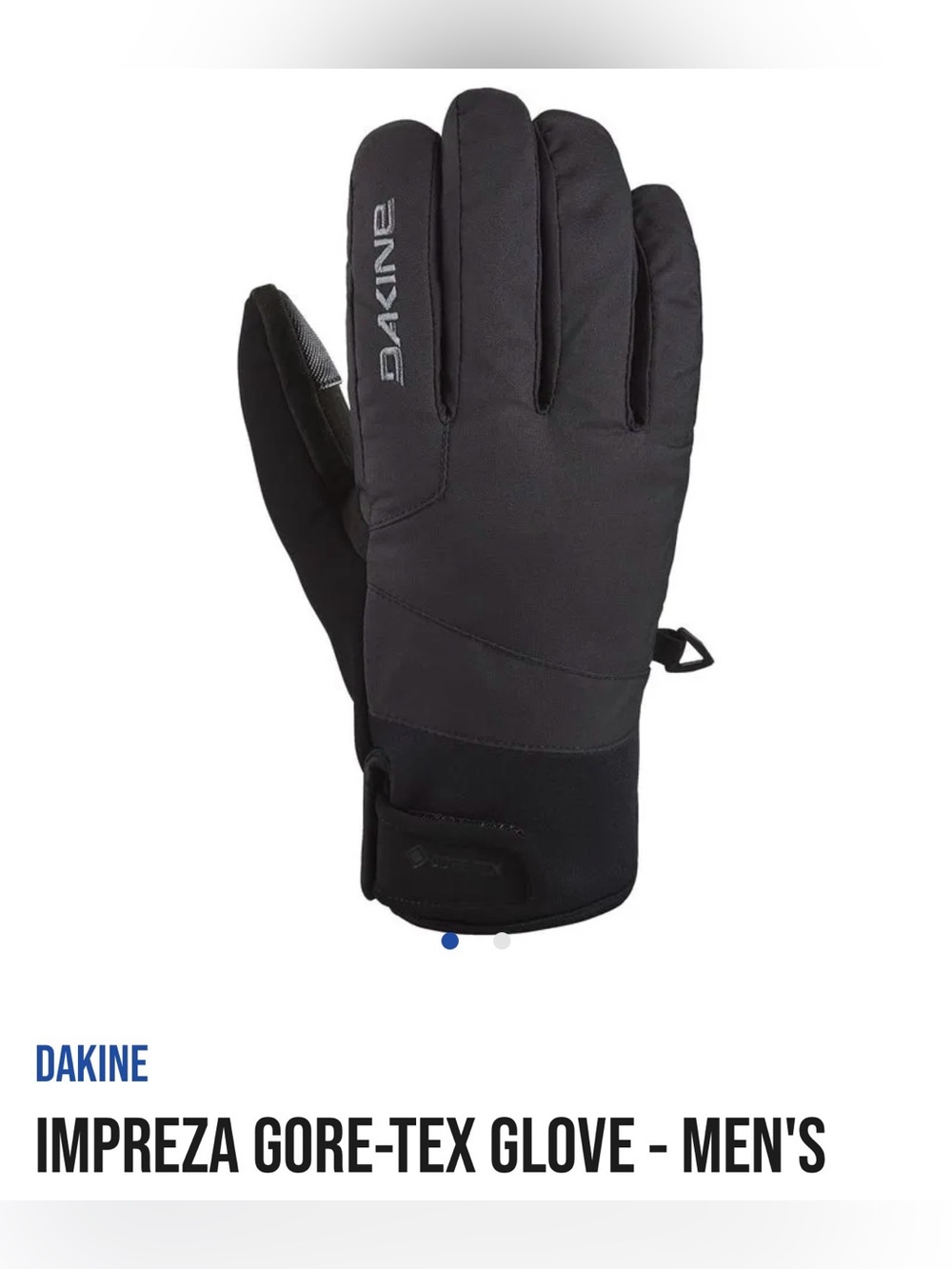 🆕Dakine Impreza Gore-Tex Gloves in Black